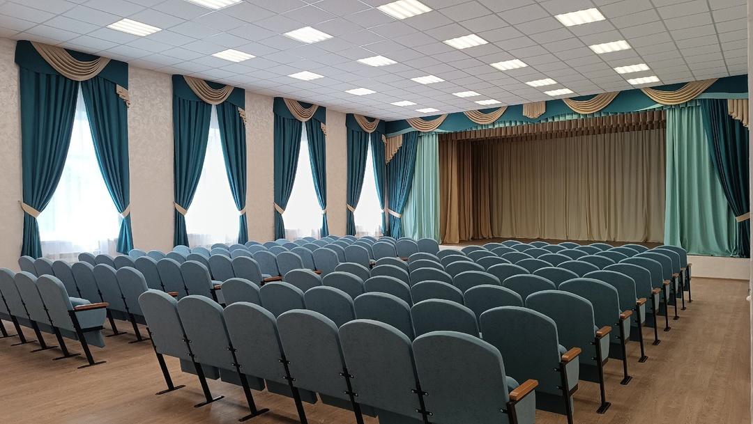Зрительный зал Пеньковского сельского клуба открылся после ремонта.